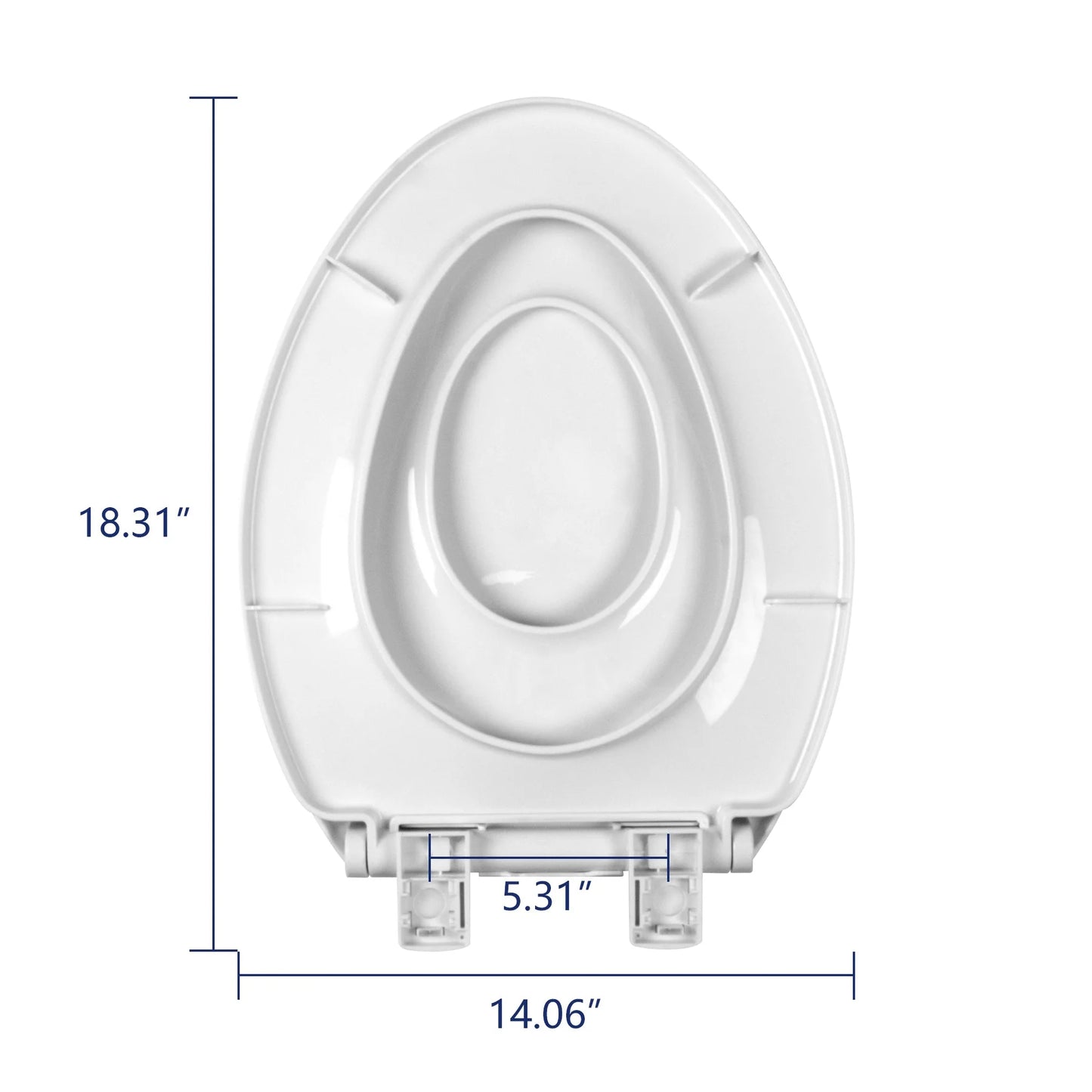 Classic One-Piece Toilet with Soft-Close Seat – High-Efficiency Dual Flush, Comfortable Standard Height