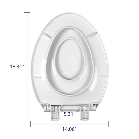 Classic One-Piece Toilet with Soft-Close Seat – High-Efficiency Dual Flush, Comfortable Standard Height