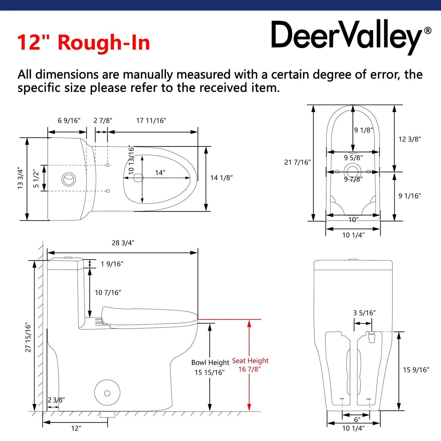Modern Comfort One-Piece Toilet with Soft-Close Seat – Dual Flush, Ergonomic Design