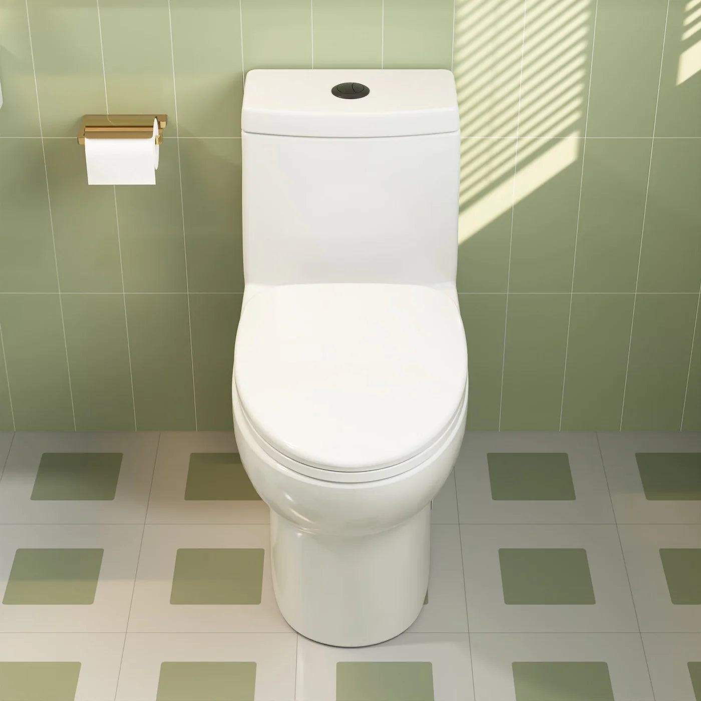 Modern Comfort One-Piece Toilet with Soft-Close Seat – Dual Flush, Ergonomic Design