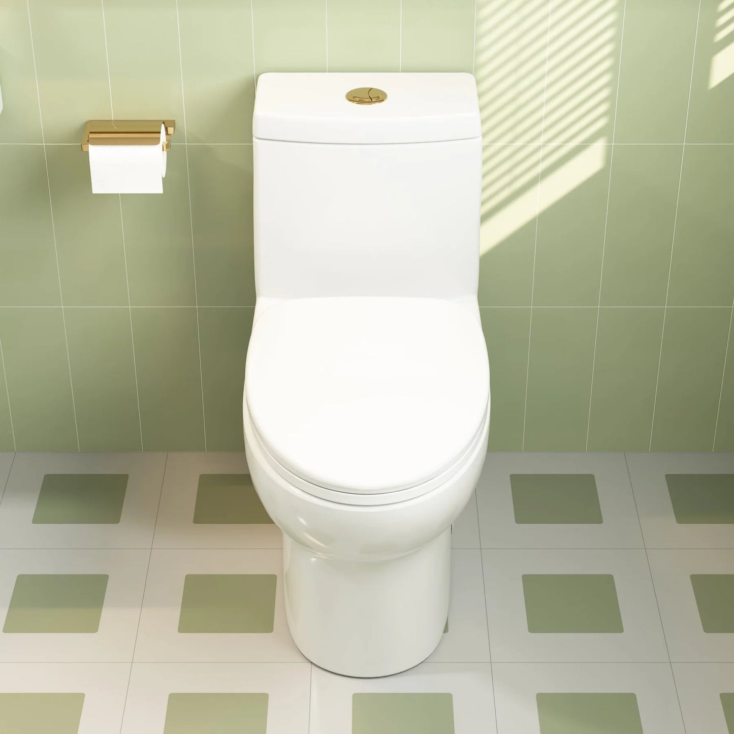 Modern Comfort One-Piece Toilet with Soft-Close Seat – Dual Flush, Ergonomic Design