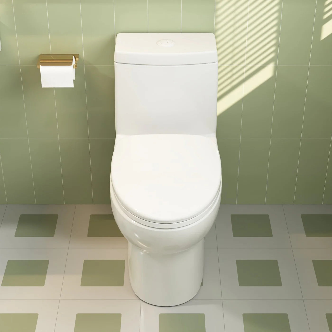 Modern Comfort One-Piece Toilet with Soft-Close Seat – Dual Flush, Ergonomic Design