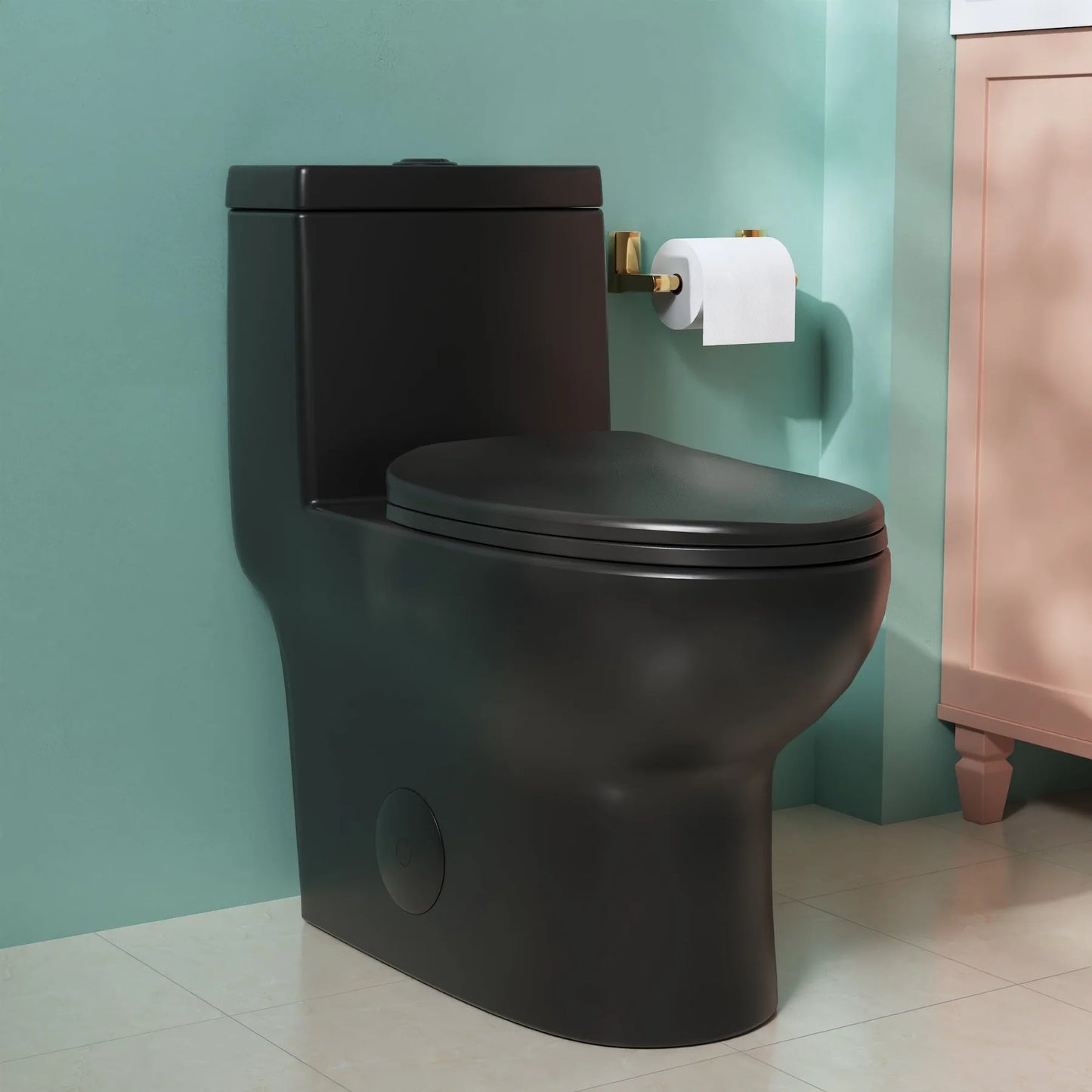 Modern Comfort One-Piece Toilet with Soft-Close Seat – Dual Flush, Ergonomic Design