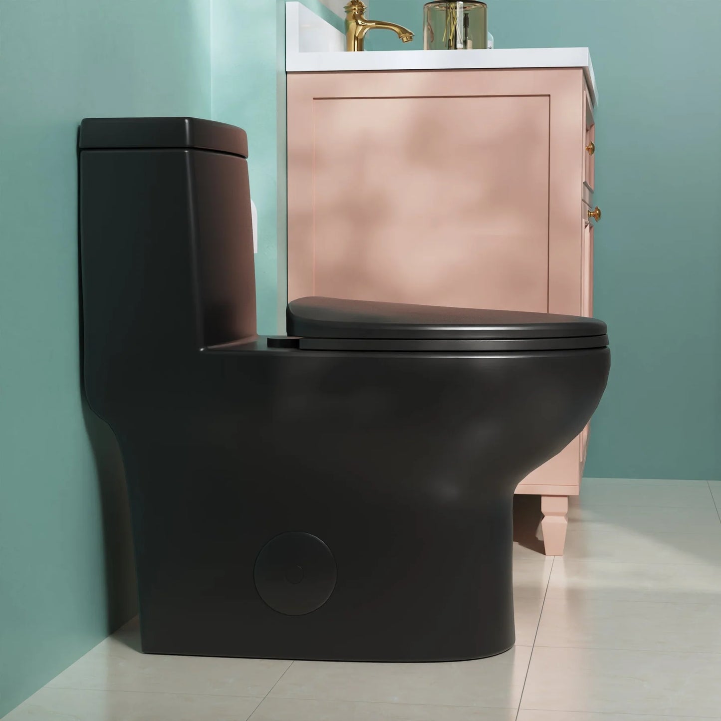 Modern Comfort One-Piece Toilet with Soft-Close Seat – Dual Flush, Ergonomic Design