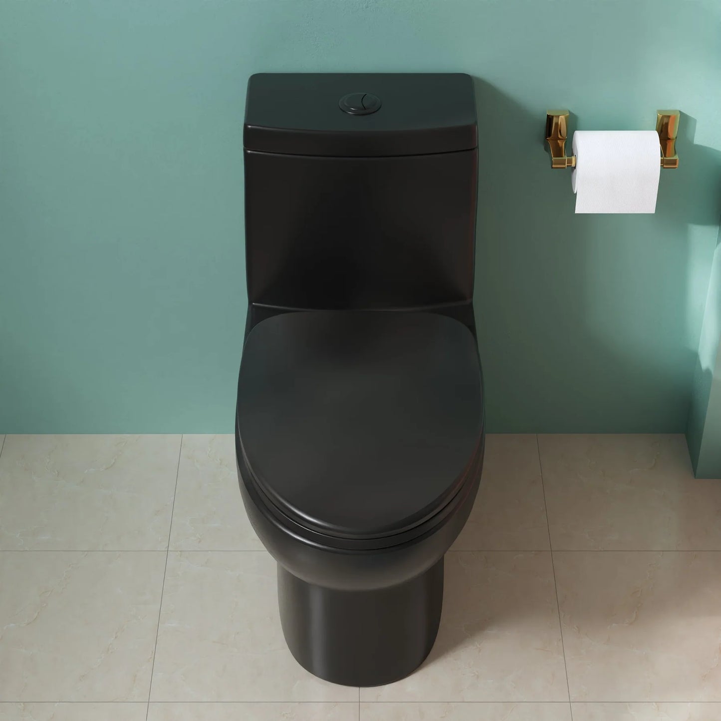 Modern Comfort One-Piece Toilet with Soft-Close Seat – Dual Flush, Ergonomic Design