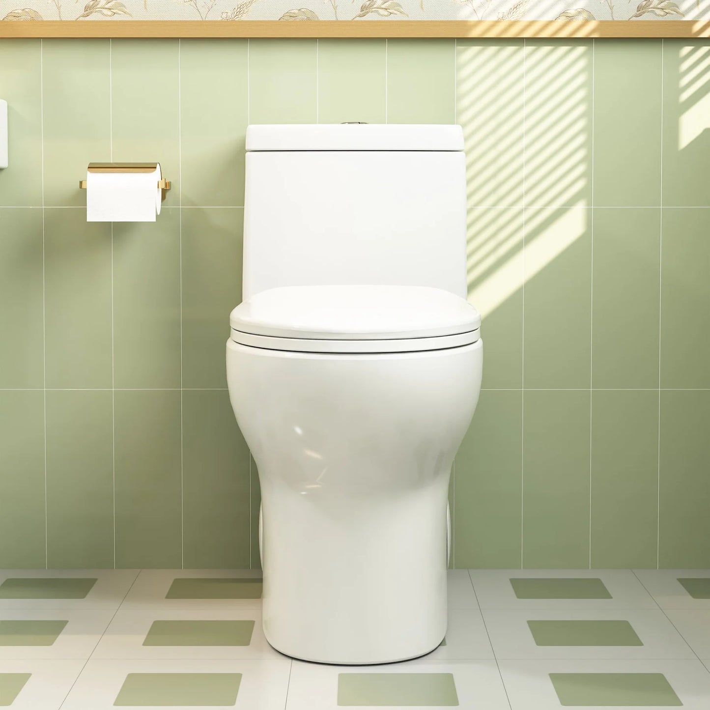 Modern Comfort One-Piece Toilet with Soft-Close Seat – Dual Flush, Ergonomic Design