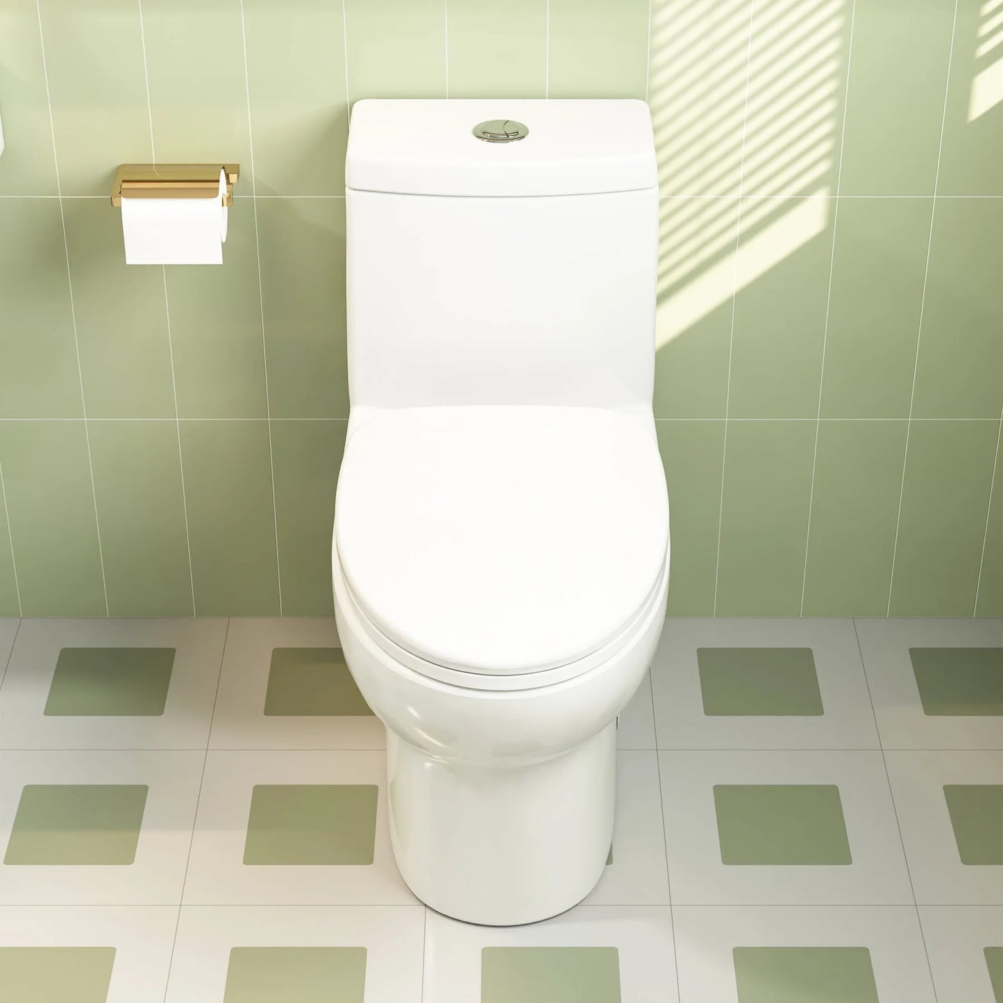Modern Comfort One-Piece Toilet with Soft-Close Seat – Dual Flush, Ergonomic Design