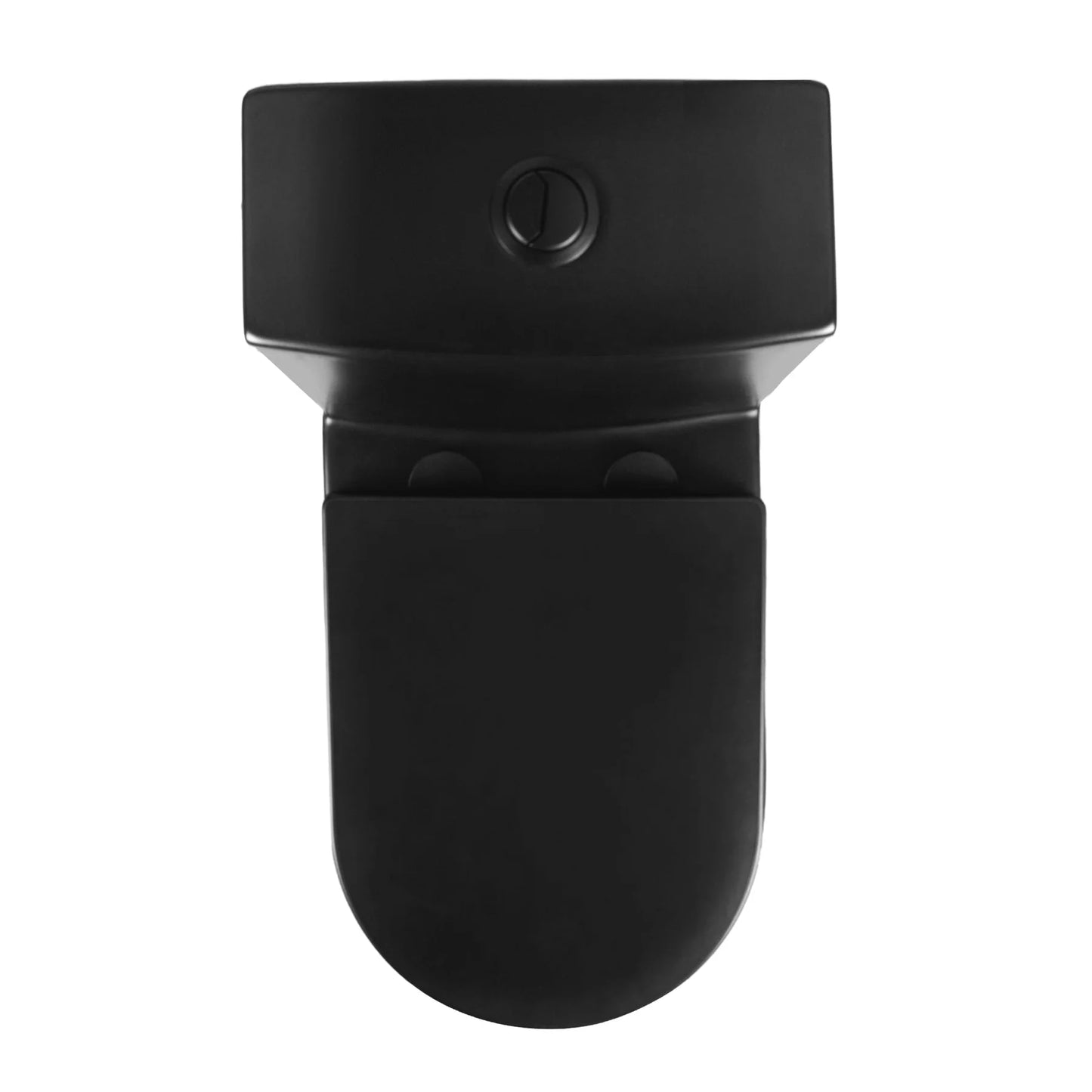 Compact One-Piece Round Toilet with High-Efficiency Flush – Space-Saving Floor Mounted Toilet (Seat Included)