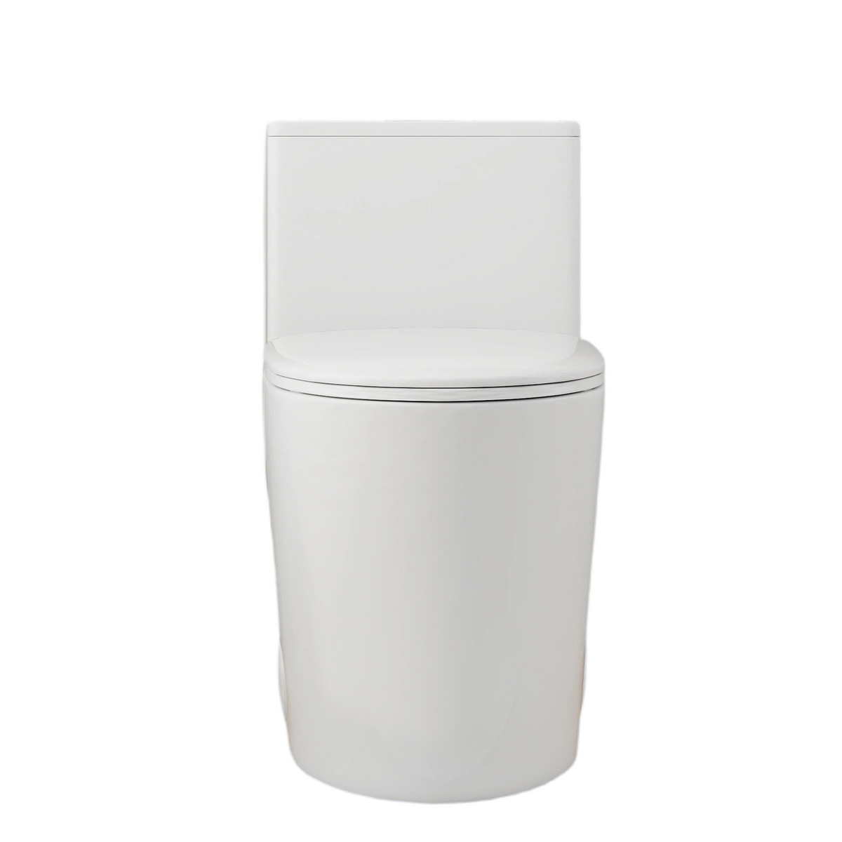 0.8/1.28 GPF Siphonic Dual‑Flush One‑Piece Toilet, 17" ADA Comfort Height, Top‑Button, 12" Rough‑In, Soft‑Closing Seat & Lid, 1000‑Gram MaP Score, Gloss White GW‑008 Gloss White SKU W3192P479218 product image 3