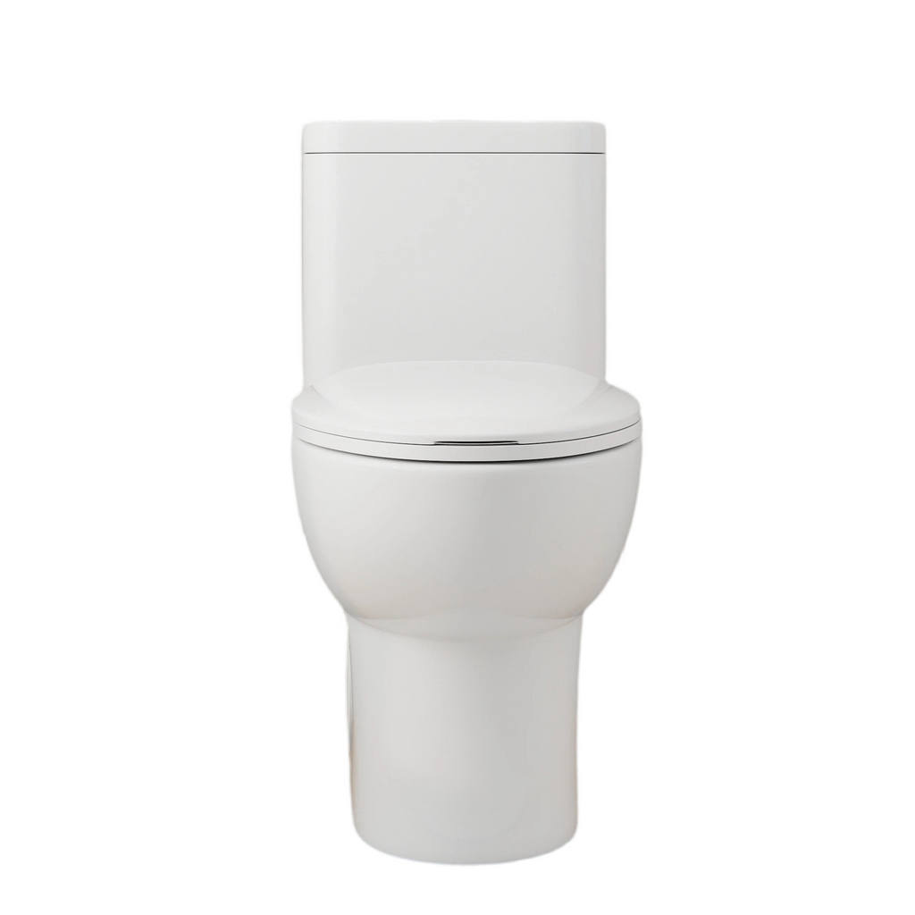 0.8/1.28 GPF Siphonic Dual‑Flush One‑Piece Toilet, 17" ADA Comfort Height, Elongated Rimmed Bowl, Top‑Button, 12" Rough‑In, Soft‑Closing Seat & Lid, 1000g MaP Score, Gloss White 2GW-006 Gloss White SKU W3192P412959 product image 10