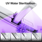 Household luxury no water pressure limit all-in-one intelligent toilet high-speed drying fully automatic flap sterilization splash-proof foam shield toilet White SKU W5935P512795 product image 4