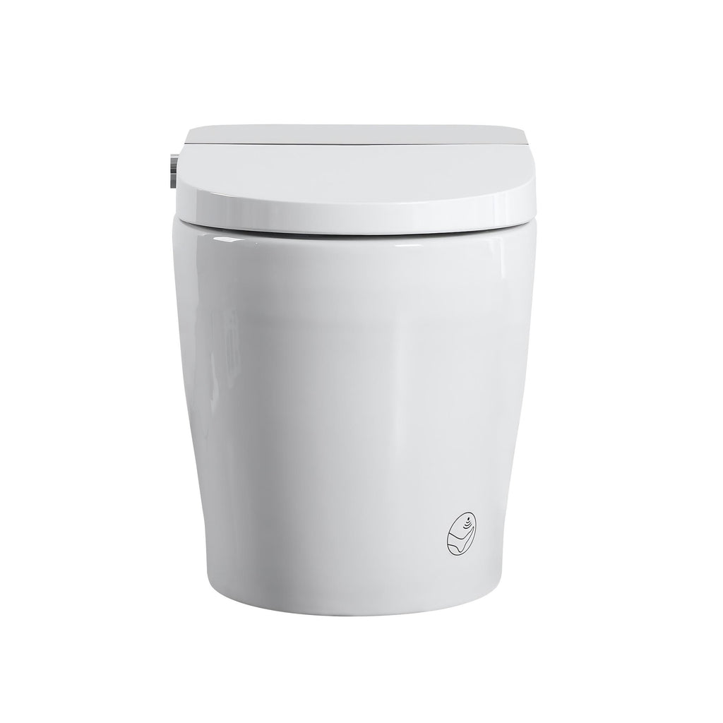 Tankless Smart Toilet With Bidet Built In, One-piece Bidet Toilet Seat, Auto Flush, Auto Open/Close,Heated Seat, Warm Water and Dry, Adjustable Temp,Remote Control Side Know White SKU W3598P339250 product image 20
