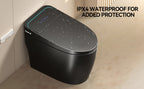 Unique Smart Toile, One Piece Toilet with Bidet Built In,Intelligent Toilet Auto Open/Close Seat. Bidet toilet with Dryer and Warm Water.BLACK Black SKU W3133P476381 product image 16