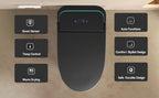Unique Smart Toile, One Piece Toilet with Bidet Built In,Intelligent Toilet Auto Open/Close Seat. Bidet toilet with Dryer and Warm Water.BLACK Black SKU W3133P476381 product image 17