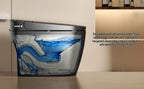 Unique Smart Toile, One Piece Toilet with Bidet Built In,Intelligent Toilet Auto Open/Close Seat. Bidet toilet with Dryer and Warm Water.BLACK Black SKU W3133P476381 product image 18