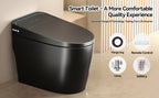 Unique Smart Toile, One Piece Toilet with Bidet Built In,Intelligent Toilet Auto Open/Close Seat. Bidet toilet with Dryer and Warm Water.BLACK Black SKU W3133P476381 product image 19