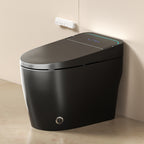 Unique Smart Toile, One Piece Toilet with Bidet Built In,Intelligent Toilet Auto Open/Close Seat. Bidet toilet with Dryer and Warm Water.BLACK Black SKU W3133P476381 product image 2