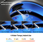 Unique Smart Toile, One Piece Toilet with Bidet Built In,Intelligent Toilet Auto Open/Close Seat. Bidet toilet with Dryer and Warm Water.BLACK Black SKU W3133P476381 product image 8