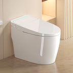 Unique Smart Toile, One Piece Toilet with Bidet Built In,Intelligent Toilet Auto Open/Close Seat. Bidet toilet with Dryer and Warm Water.WHITE White SKU W3133P476384 product image 1