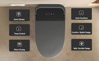 Unique Smart Toile, One Piece Toilet with Bidet Built In,Intelligent Toilet Auto Open/Close Seat. Bidet toilet with Dryer and Warm Water.Gray Gray SKU W3133P476382 product image 17