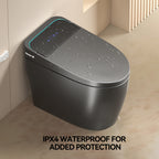 Unique Smart Toile, One Piece Toilet with Bidet Built In,Intelligent Toilet Auto Open/Close Seat. Bidet toilet with Dryer and Warm Water.Gray Gray SKU W3133P476382 product image 2