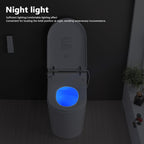 Smart Toilet Bidet Combo with Foot Sensor Open Cover/Seat, LED Display, Self-Cleaning Nozzle, Heated Seat, Night Light, Knob Control, Soft Close, Auto Flush, with Remote Control White SKU W1219P262970 product image 6