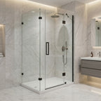 60" x 36" Rectangular Shower Base Pan, White Acrylic Single-Threshold Shower Tray with Left Drain, Non-Slip Surface Glossy White SKU T6632P588117 product image 3