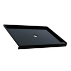 48" x 32" in Shower Base,resin and fiberglass,Center Drain Single-Threshold Shower Pan,Glossy Black Black SKU T6587P581152 product image 5