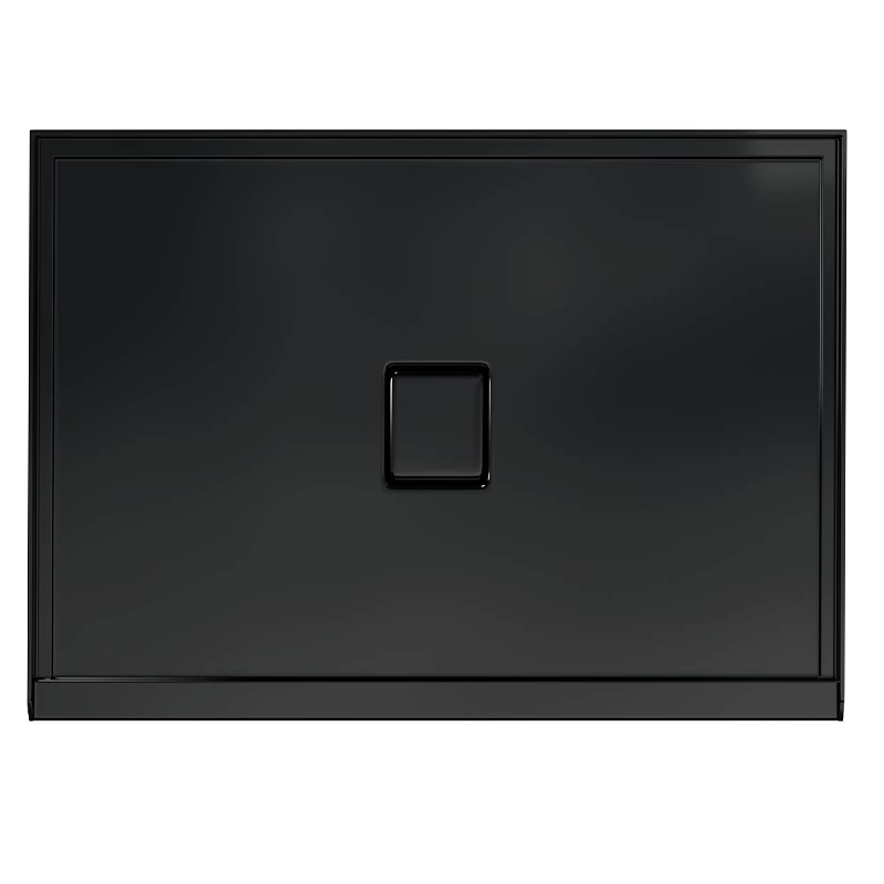 48" x 36" in Shower Base,resin and fiberglass,Center Drain Single-Threshold Shower Pan,Glossy Black Black SKU T6587P581315 product image 3