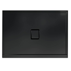 48" x 36" in Shower Base,resin and fiberglass,Center Drain Single-Threshold Shower Pan,Glossy Black Black SKU T6587P581315 product image 3