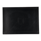 48" x 36" in Shower Base,resin and fiberglass,Center Drain Single-Threshold Shower Pan,Black Vein Black SKU T6587P581306 product image 6