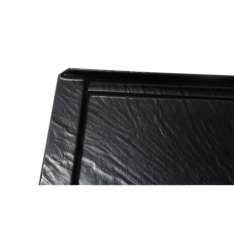 48" x 36" in Shower Base,resin and fiberglass,Center Drain Single-Threshold Shower Pan,Black Vein Black SKU T6587P581306 product image 7