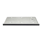 60" x 32" in Shower Base,resin and fiberglass,Left Drain Single-Threshold Shower Pan, Black Marble Black Marble-Look Sintered Stone SKU T6587P578428 product image 4