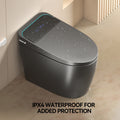 Unique Smart Toile, One Piece Toilet with Bidet Built In,Intelligent Toilet Auto Open/Close Seat. Bidet toilet with Dryer and Warm Water.Gray