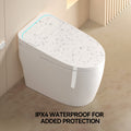 Unique Smart Toile, One Piece Toilet with Bidet Built In,Intelligent Toilet Auto Open/Close Seat. Bidet toilet with Dryer and Warm Water.WHITE