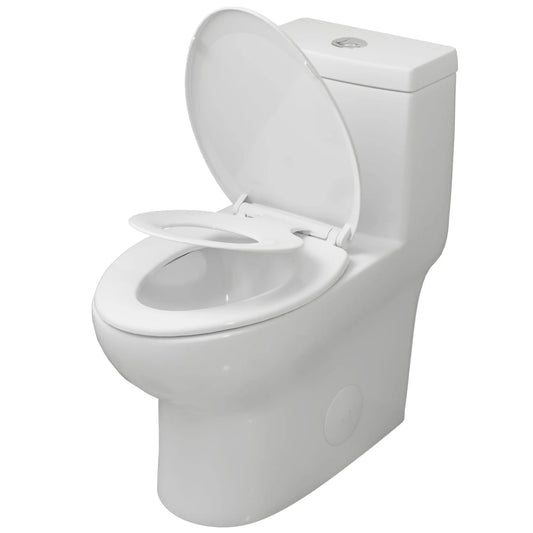 Modern Comfort One-Piece Toilet with Soft-Close Seat – Dual Flush, Ergonomic Design