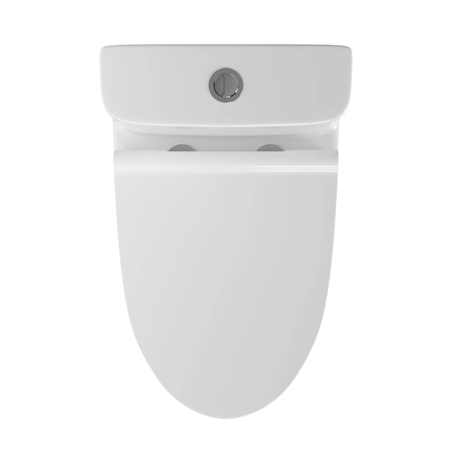 Modern One-Piece Elongated Toilet with Soft-Close Seat – High-Efficiency Dual Flush, Sleek Compact Design