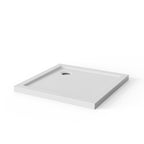 Goodyo 32x32 in Shower Base, Centered Drain No Threshold Shower Pan, White White SKU D163116715 product image 8