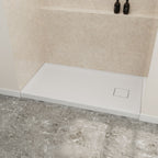 60" x 32" in Shower Base,resin and fiberglass,Right Drain Single-Threshold Shower Pan,White Vein White SKU T6587P580345 product image 2