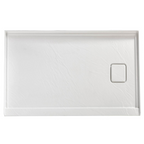 60" x 32" in Shower Base,resin and fiberglass,Right Drain Single-Threshold Shower Pan,White Vein White SKU T6587P580345 product image 3