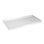 60" x 32" in Shower Base,resin and fiberglass,Right Drain Single-Threshold Shower Pan,White Vein White SKU T6587P580345 product image 7